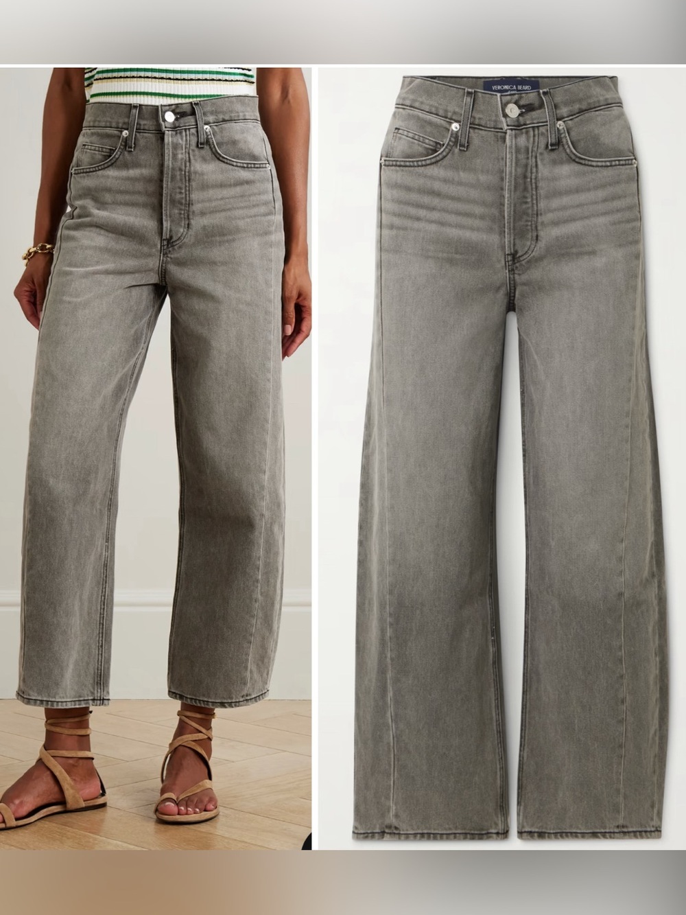 Veronica Beard's 'Ryder barrel wide leg' jeans  NWT